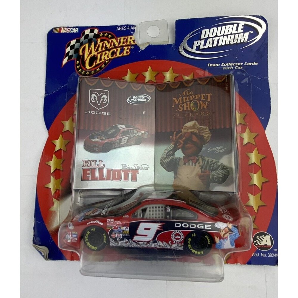 Winners Circle Bill Elliott‎ #9 Car NASCAR The Muppet Show Team Collector Cards